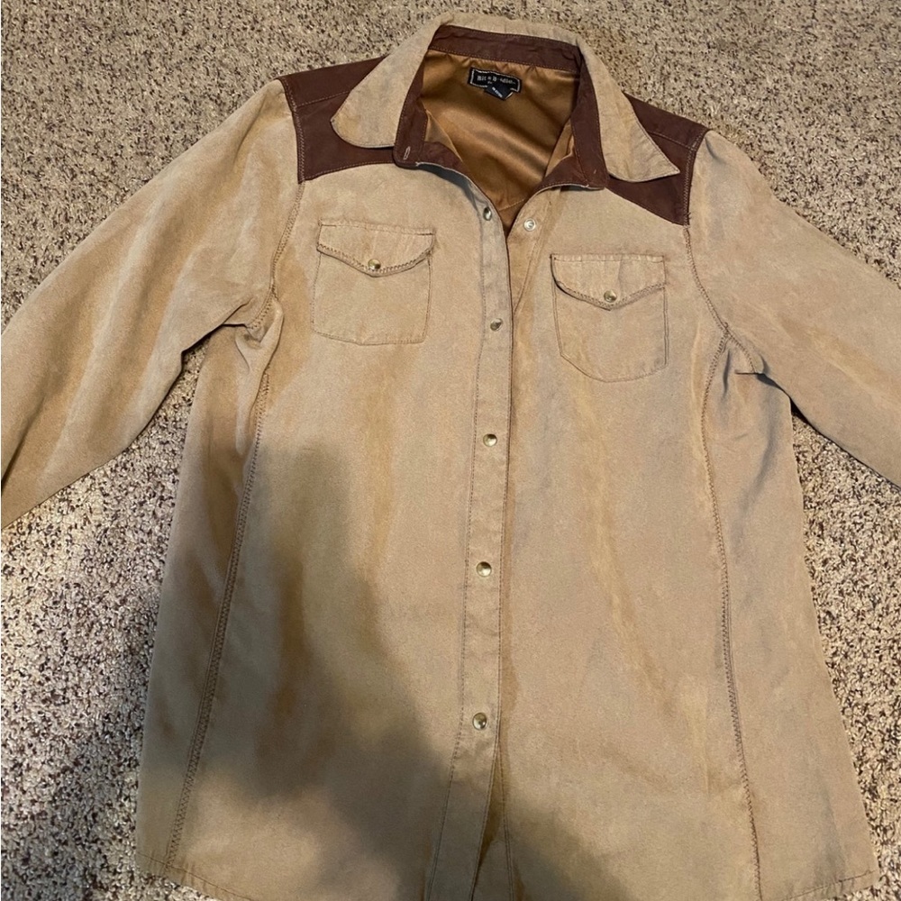 Suede Pearl Snap - image 1